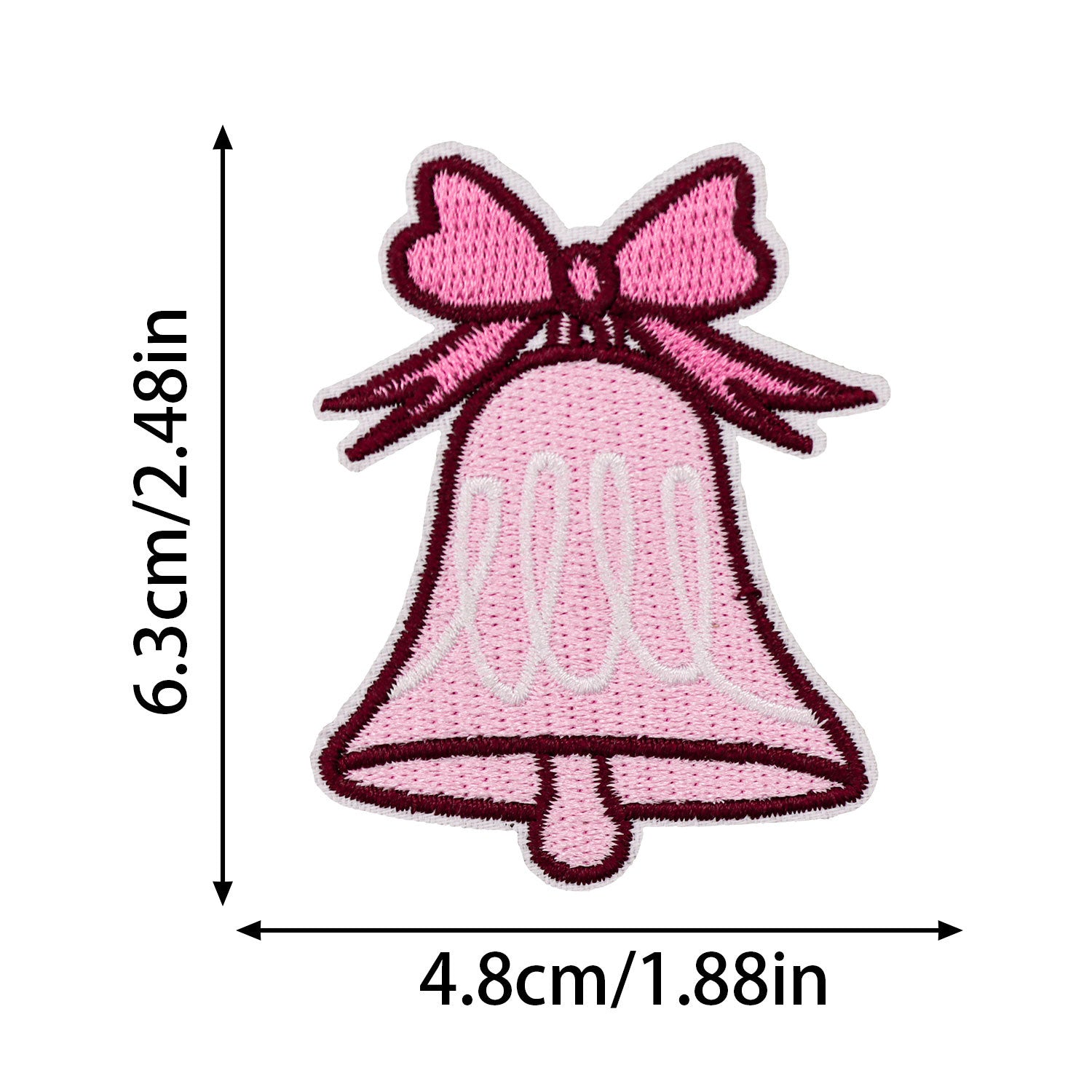 Wholesale Pink Christmas Series Embroidered Patch